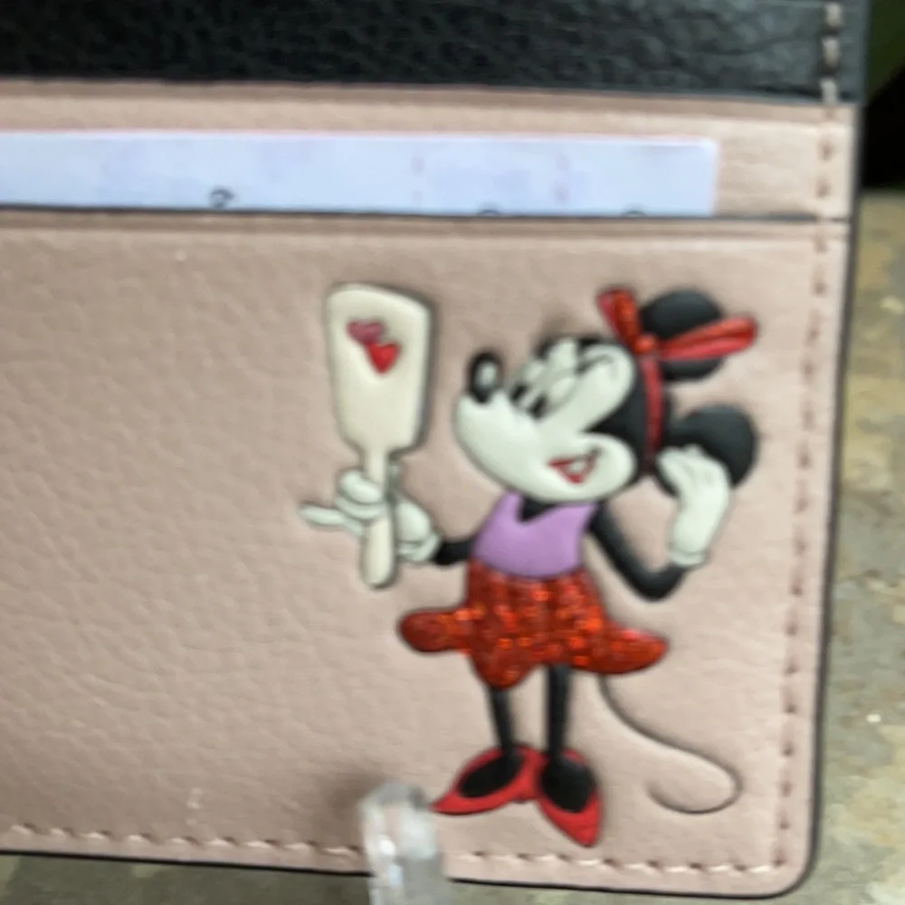 disney x kate spade new york minnie sm cardholder NWT